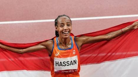 Niederländerin Sifan Hassan gewinnt Gold über 5000 m