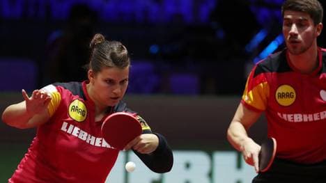 Patrick Franziska and Petrissa Solja haben für die erste Goldmedaille bei den European Games gesorgt