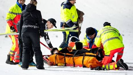 Anna Odine Ström stürzte am Freitag schwer