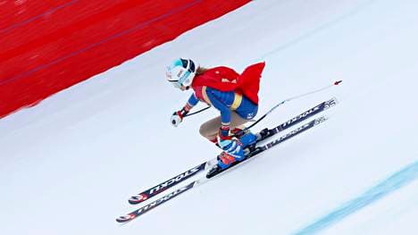 In Cortina d'Ampezzo fuhr Julia Mancuso die Abfahrt kostümiert