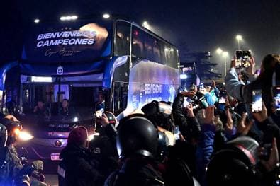 Heißer Empfang - aber ohne Messi