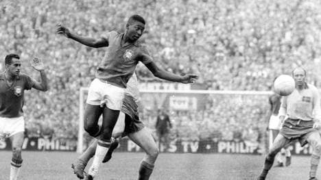 Pelé im WM-Finale 1958