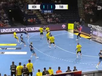 Handball Club Hamburg -  TVB Stuttgart aus der Handball-Bundesliga im Video.