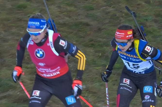 Deutsches Trio überzeugt beim Massenstart