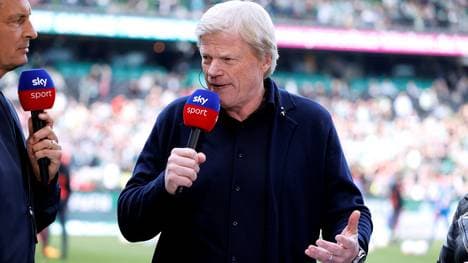 Kahn 2023 als Bayern-Boss am Sky-Mikrofon