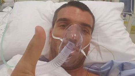 Alex de Angelis befindet sich nach seinem Crash auf dem Weg der Besserung