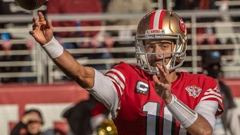 Jimmy Garoppolo hat sich gegen die Titans am Daumen verletzt