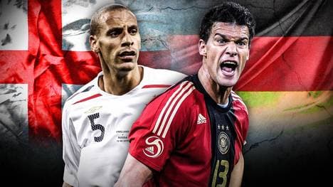 Rio Ferdinand und Michael Ballack führen ihre Teams beim Legendenspiel an