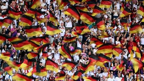 Deutsche Fans bei der EM in der Schweiz