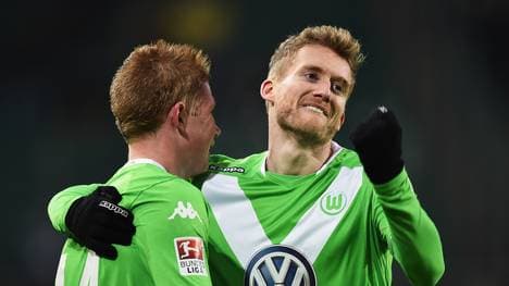 VfL Wolfsburg v 1899 Hoffenheim - Bundesliga, Schürrle, de Bruyne