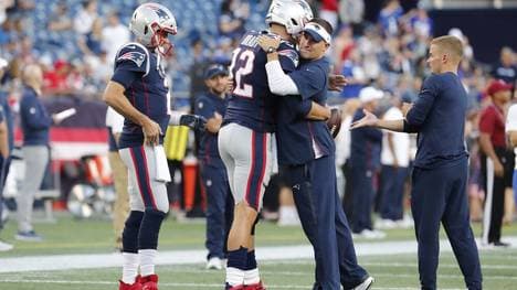 Josh McDaniels (r.) war maßgeblich an der Erfolgsära der New England Patriots um Quarterback Tom Brady beteiligt - nun kehrt er zurück