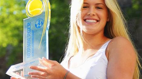 Eugenie Bouchard gewann 2014 in Nürnberg