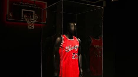 Das Trikot in der Sotheby's Galerie in New York