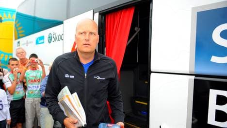 Saxo Bank cycling team manager Bjarne Ri