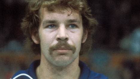 Joachim Deckarm bei einem Länderspiel im Jahr 1979