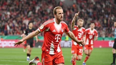 Harry Kane schoss den FC Bayern gegen Bayer Leverkusen im DFB-Pokal auf die Siegerstraße