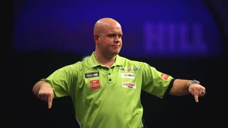 Michael van Gerwen steht in der Premier League aktuell auf Platz eins
