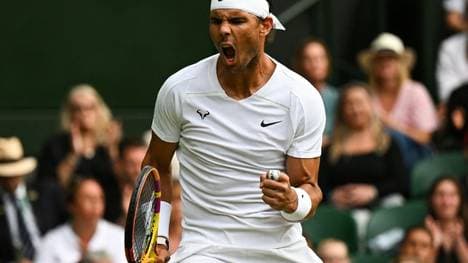 Rafael Nadal steht im Achtelfinale von Wimbledon
