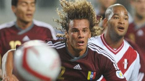 Rolf Feltscher (vorne) im Einsatz für Venezuela