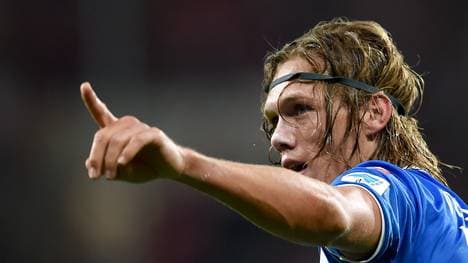 Jannik Vestergaard von 1899 Hoffenheim zeigt