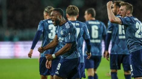 Moussa Sylla traf für den FC Schalke 04 gegen Preußen Münster doppelt