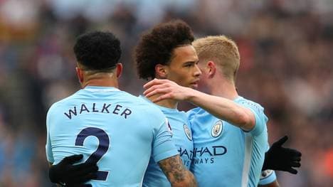 Leroy Sane erzielte die Führung für Manchester
