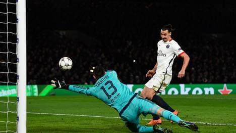 Zlatan Ibrahimovic bei Chelsea FC gegen Paris Saint-Germain