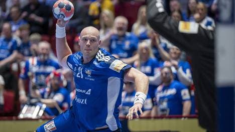 Arnar Arnarsson im Einsatz für Island