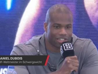 Vor dem Box-Kampf zwischen den beiden Schwergewicht-Weltmeistern Daniel Dubois und Oleksandr Ussyk schickt der Brite schon einmal eine klare Kampfansage voraus.