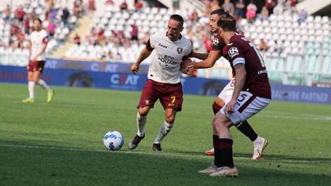 Franck Ribéry debütierte für US Salernitana