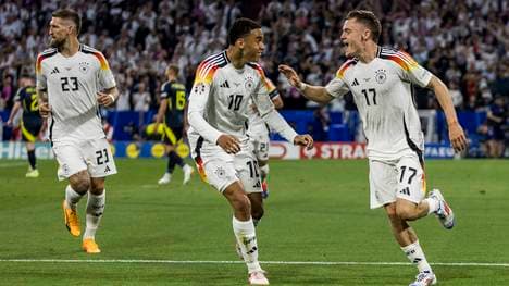 Florian Wirtz (r.) und Jamal Musiala zauberten beim deutschen EM-Auftaktsieg