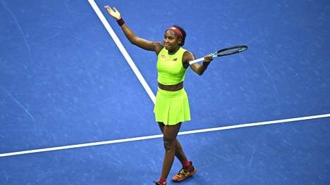 Coco Gauff kämpft um den Sieg bei den US Open
