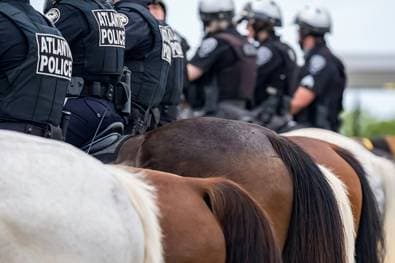 England-Argentinien: Atlantas Polizei rüstet auf