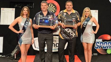 Gary Anderson und Adrian Lewis lieferten sich ein hochklassiges Finale