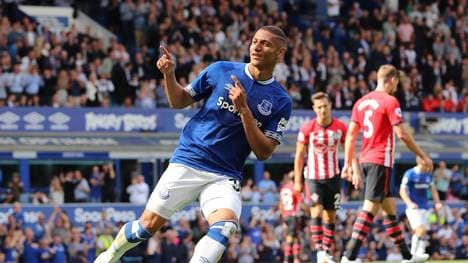 Richarlison bejubelt ein Tor gegen Southampton
