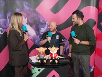 Nach seinem epischen Sieg gibt er auch noch dieses Interview