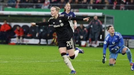 Franziska Kett bejubelt ihren Treffer