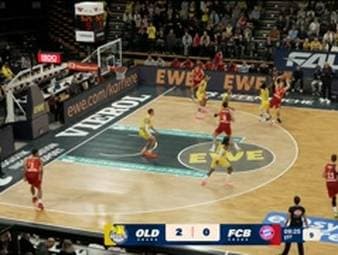 Spiel Highlights zu EWE Baskets Oldenburg - FC Bayern München Basketball
