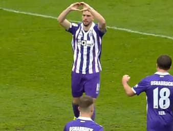 Die Highlights der Partie VfL Osnabrück - SV Waldhof Mannheim aus der 3. Liga im Video.