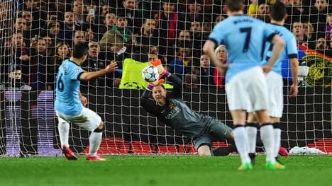 FC Barcelona v Manchester City - UEFA Champions League Round of 16, ter Stegen, Aguero