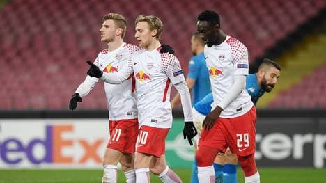 RB Leipzig gewann in der Europa League beim SSC Neapel