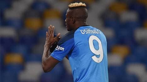 Victor Osimhen hat Eintracht Frankfurt beinahe im Alleingang aus der Champions League geschossen