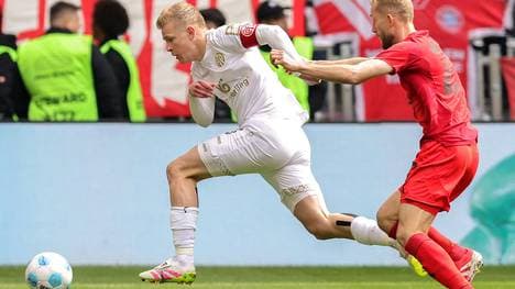 Können die Hausherren (im Bild: Jonathan Burkardt) im Mainz Frankfurt Tipp noch einmal Druck auf die Top 6 machen? 