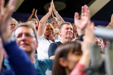 Athletin startet zu spät - Und bekommt den meisten Applaus.