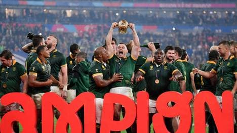 Mit vier Titeln sind die Springboks Rekordweltmeister