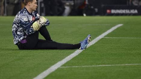 Manuel Neuer pausierte am Dienstag mit dem Training