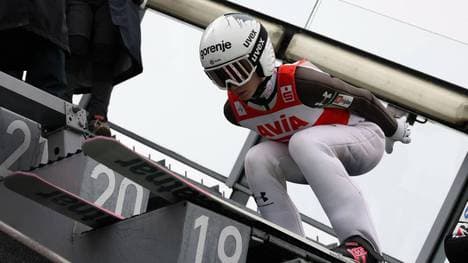 Nika Prevc sprang weit hinterher