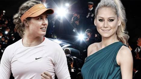Eugenie Bouchard und Anna Kournikova