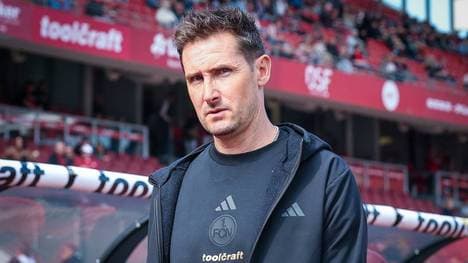 Miroslave Klose ist beim 1. FC Nürnberg unter Druck