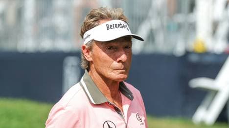 Weiter am Abschlag: Bernhard Langer
